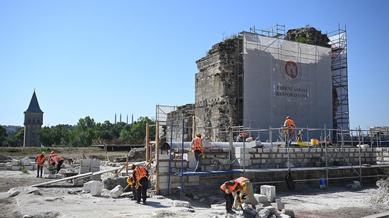 Onarımı devam eden Edirne Sarayı 'ikonik yapı'ları ile ayağa kalkacak
