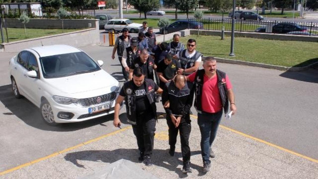 Karaman'da uyuşturucu operasyonunda 2 tutuklama
